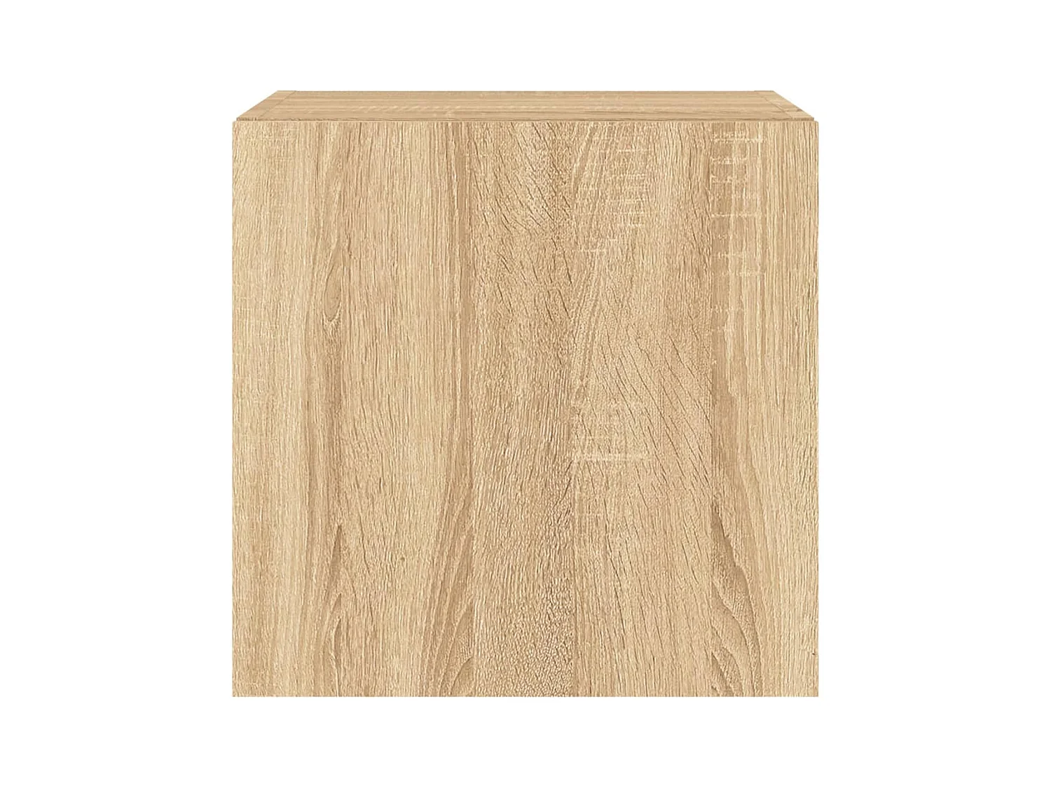 TV-Wandschrank mit LED-Beleuchtung, Sonoma-Eiche, 40,5 x 35 x 40 cm