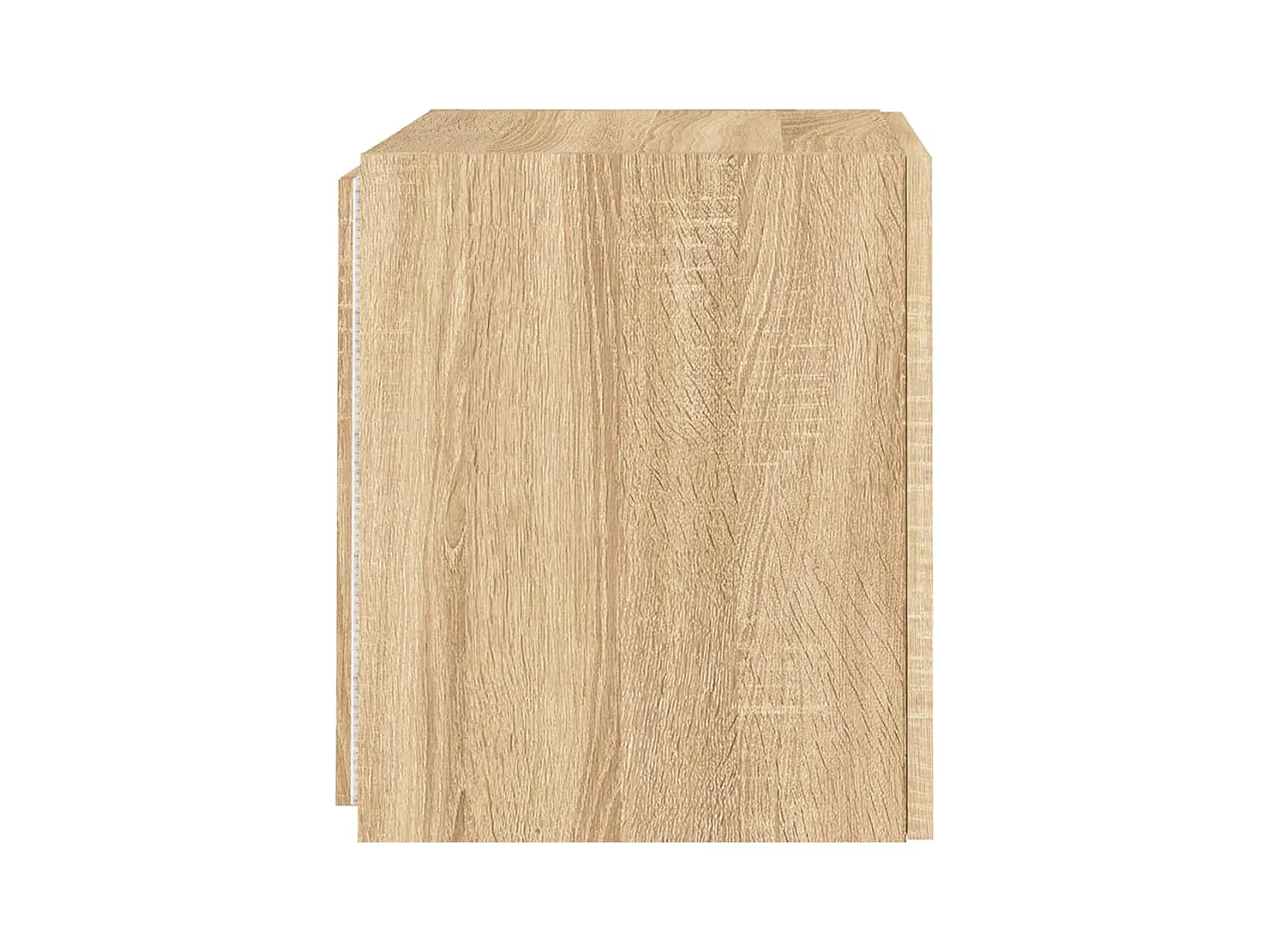 TV-Wandschrank mit LED-Beleuchtung, Sonoma-Eiche, 40,5 x 35 x 40 cm