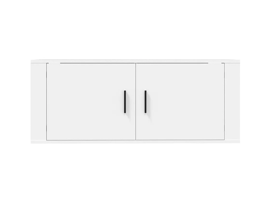 Mobile porta TV bianco da parete 100x34,5x40 cm