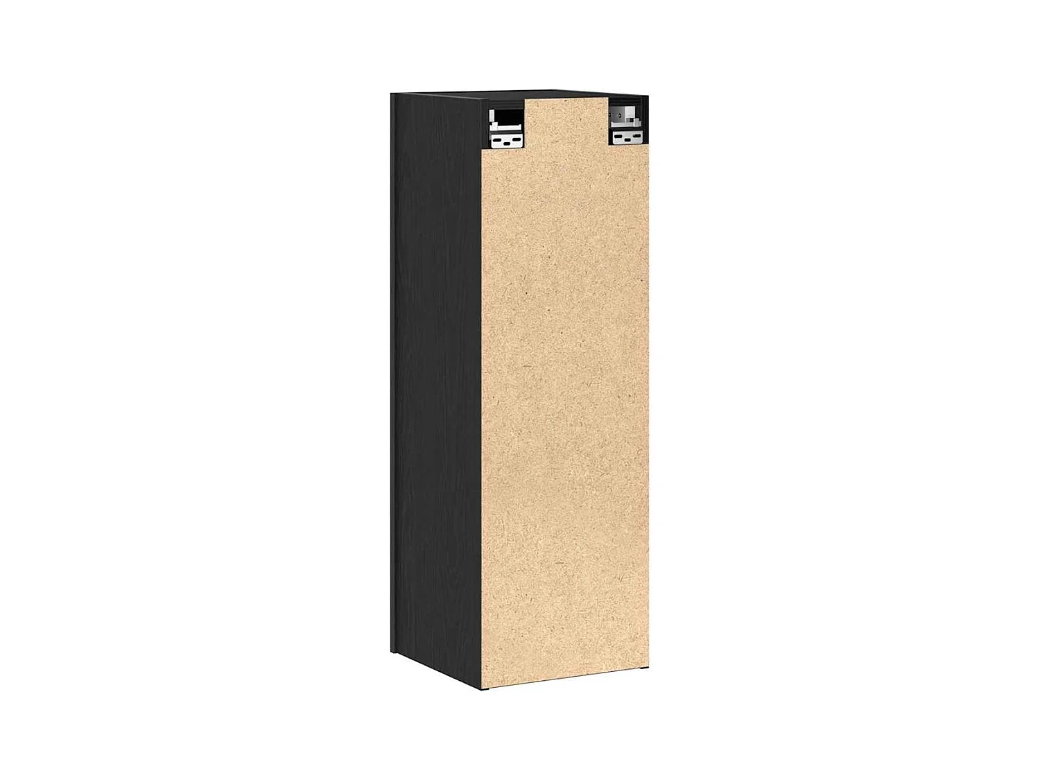 TV-Wandschrank Eiche schwarz 30,5 x 30 x 90 cm Holzwerkstoff