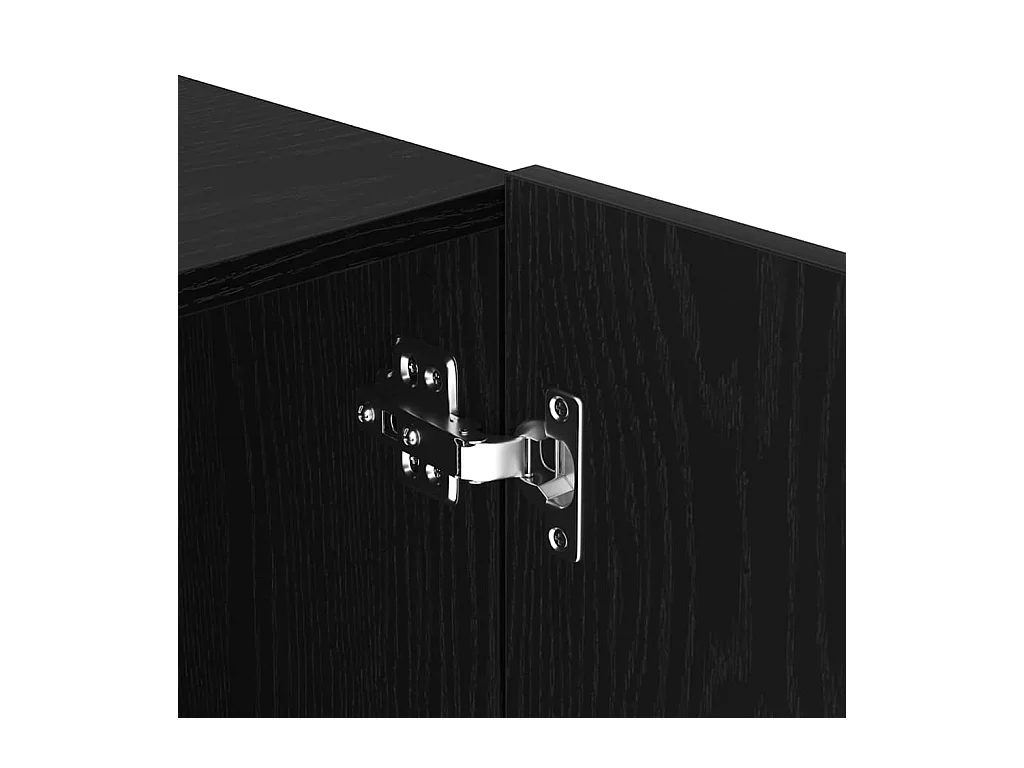 Meuble TV mural Chêne noir 100x30x41 cm Bois d'ingénierie
