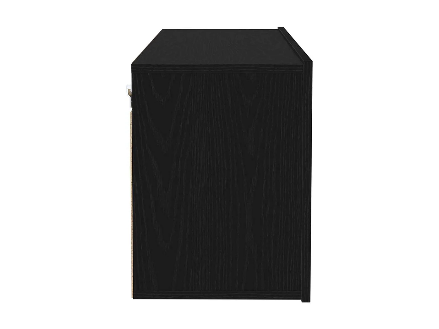 Meuble TV mural Chêne noir 100x30x41 cm Bois d'ingénierie