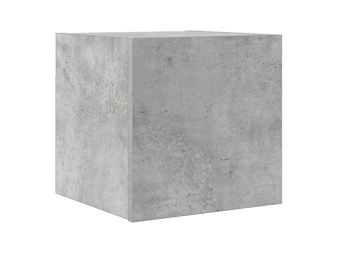 Mobile TV da parete grigio cemento 30,5x30x30 cm