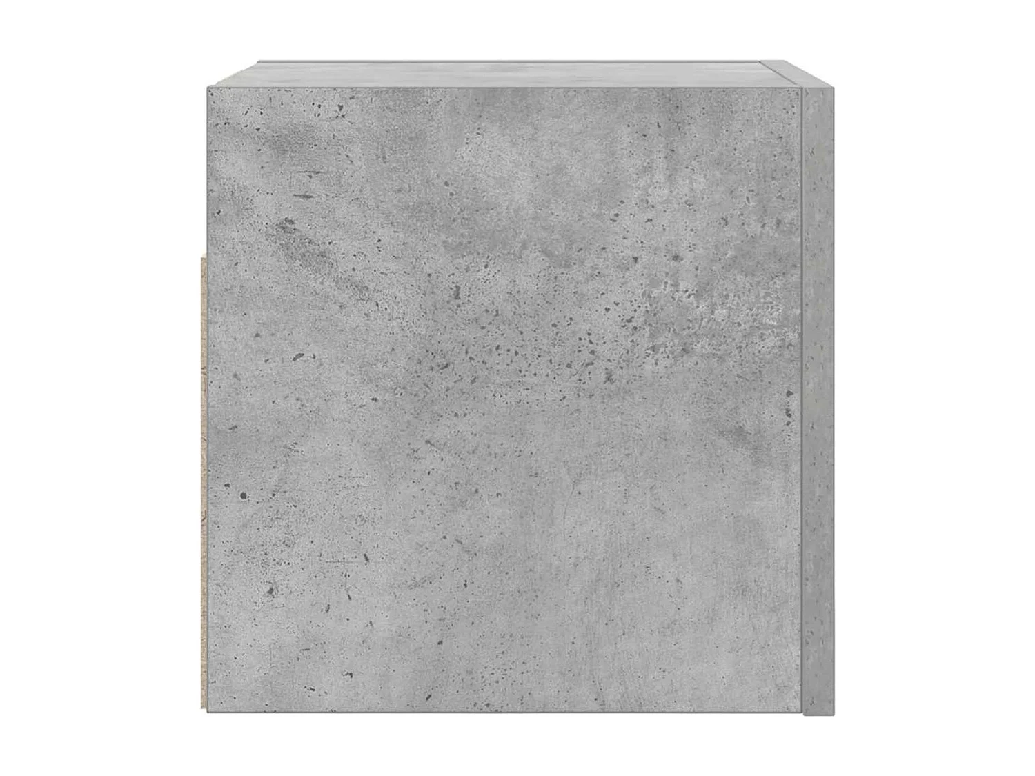 Meuble TV mural Gris béton 30,5x30x30 cm