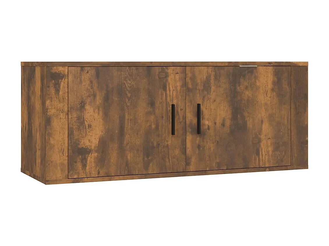 Wandmeubel Gerookt eiken 100x34,5x40 cm