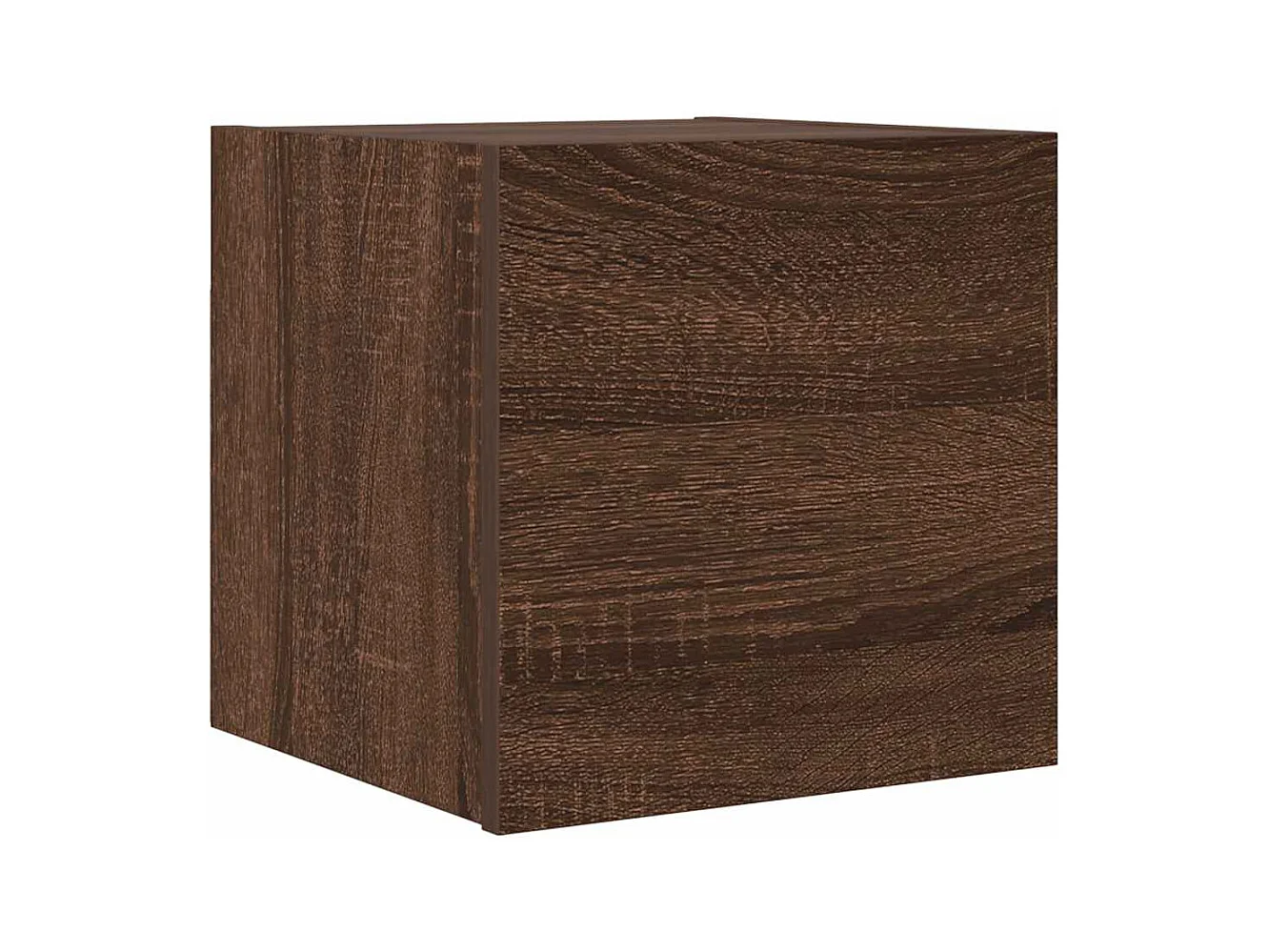 Mueble TV de pared Roble marrón 30,5x30x30 cm