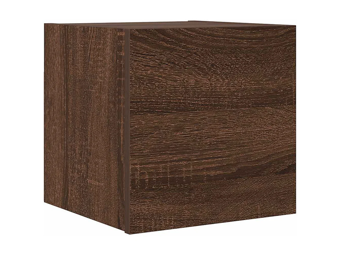 Mobile TV a parete Rovere marrone 30,5x30x30 cm