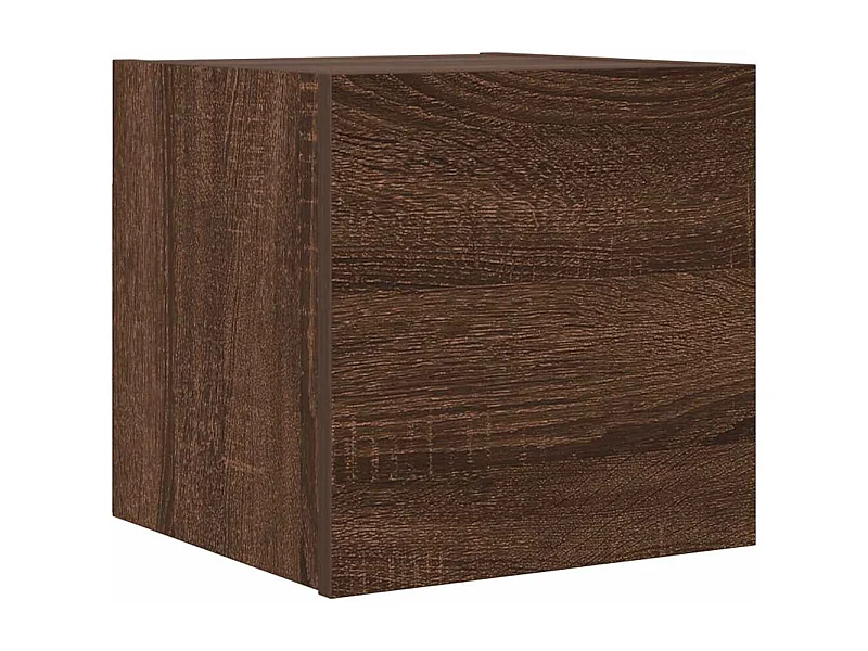 Mobile TV a parete Rovere marrone 30,5x30x30 cm