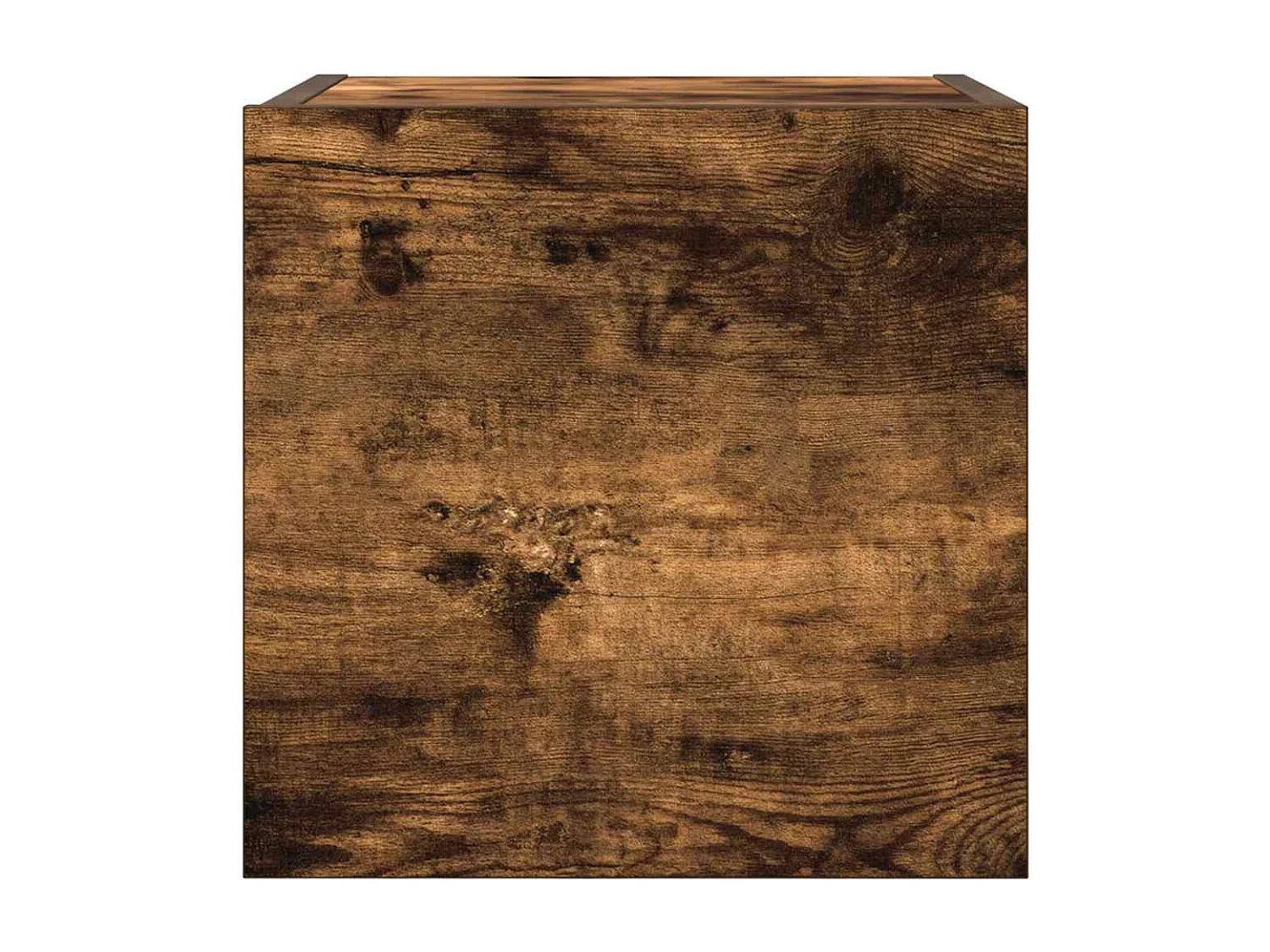 Mueble TV de pared Roble ahumado 30,5x30x30 cm