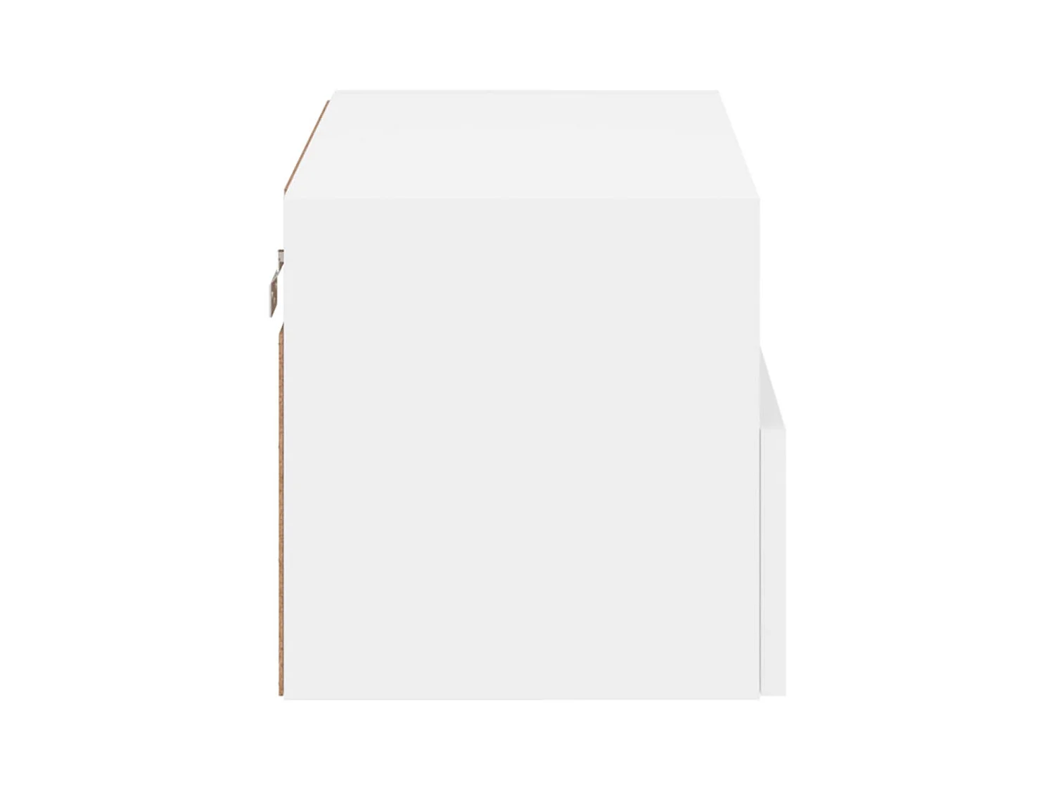 Mobile porta TV da parete bianco 60x30x30 cm in legno ingegnerizzato