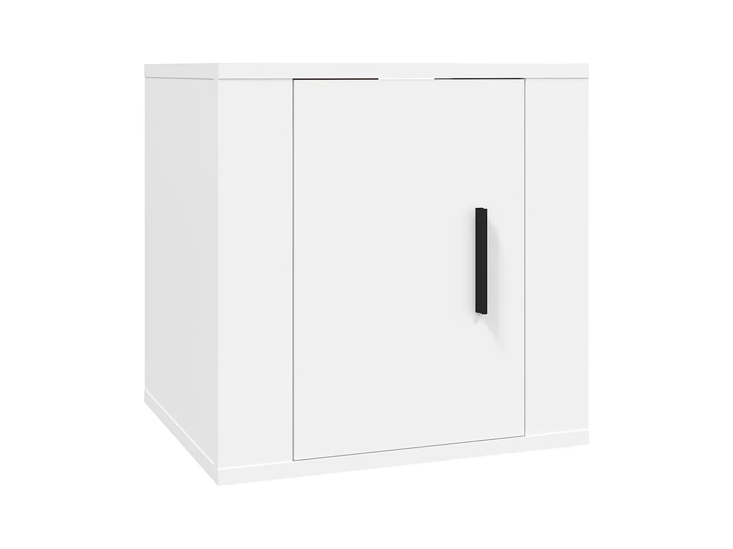 Mobile porta TV bianco da parete 40x34,5x40 cm