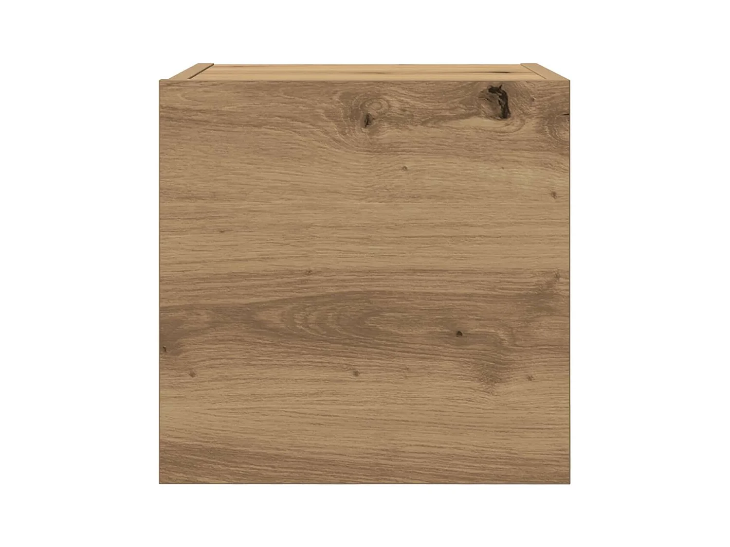 Meuble TV mural chêne artisanal 30,5x30x30 cm