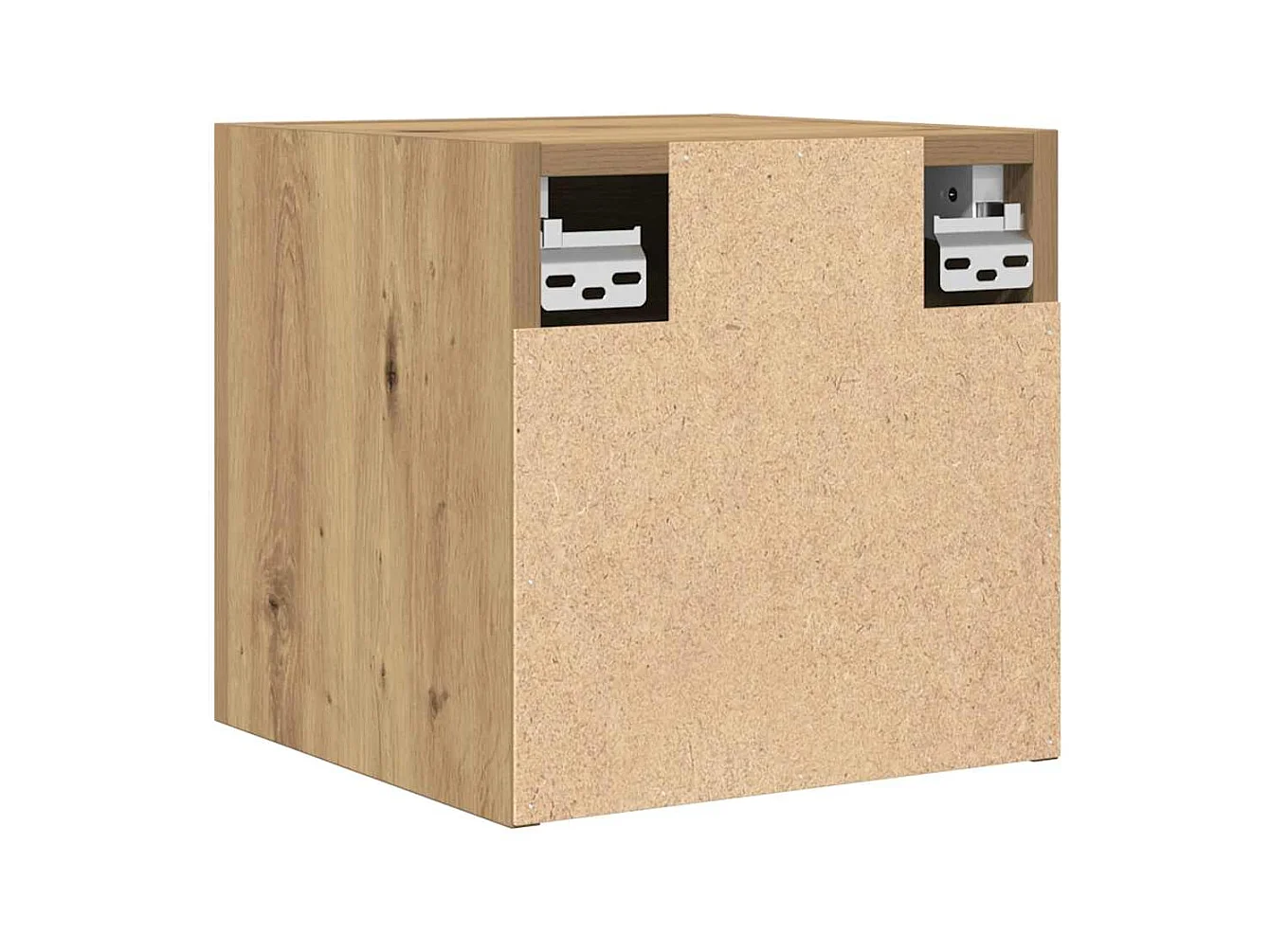 Meuble TV mural chêne artisanal 30,5x30x30 cm