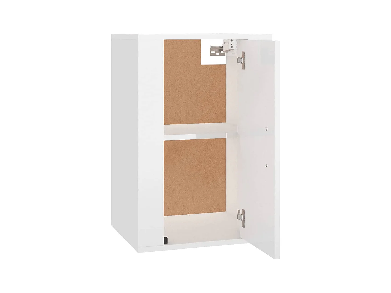 Mobile TV sospeso Bianco lucido 40x34,5x60 cm