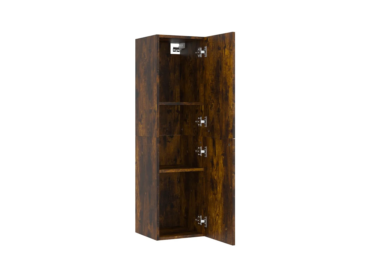 Wandmeubel Gerookt eiken 30,5x30x110 cm