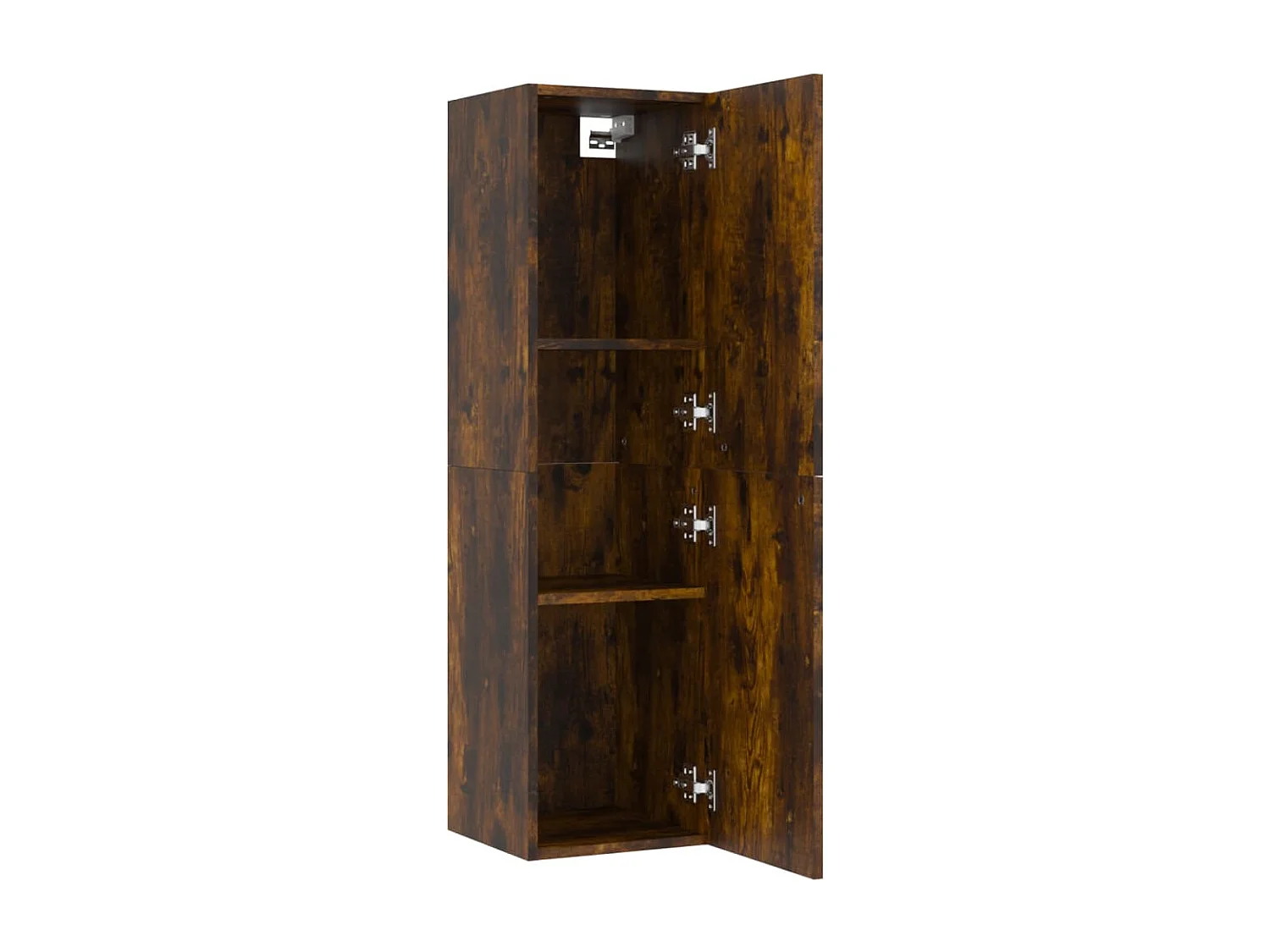 Mueble TV de pared Roble ahumado 30,5x30x110 cm