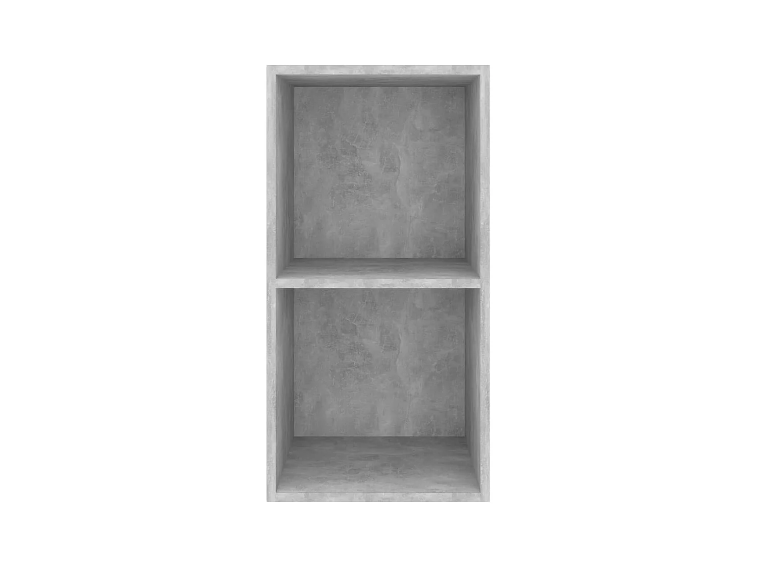 Meuble TV mural Gris béton 37x37x72 cm Bois d’ingénierie