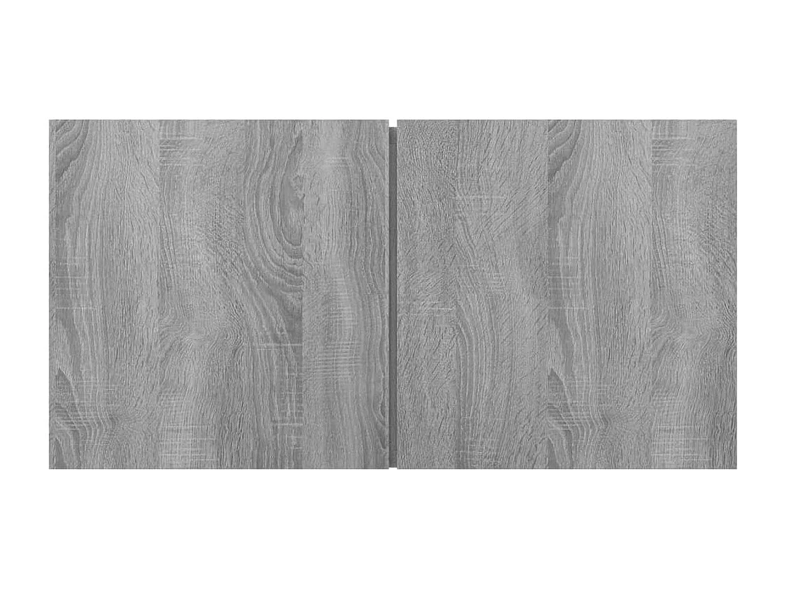 Mobile TV a parete in legno ingegnerizzato Sonoma Grey 60x30x30 cm