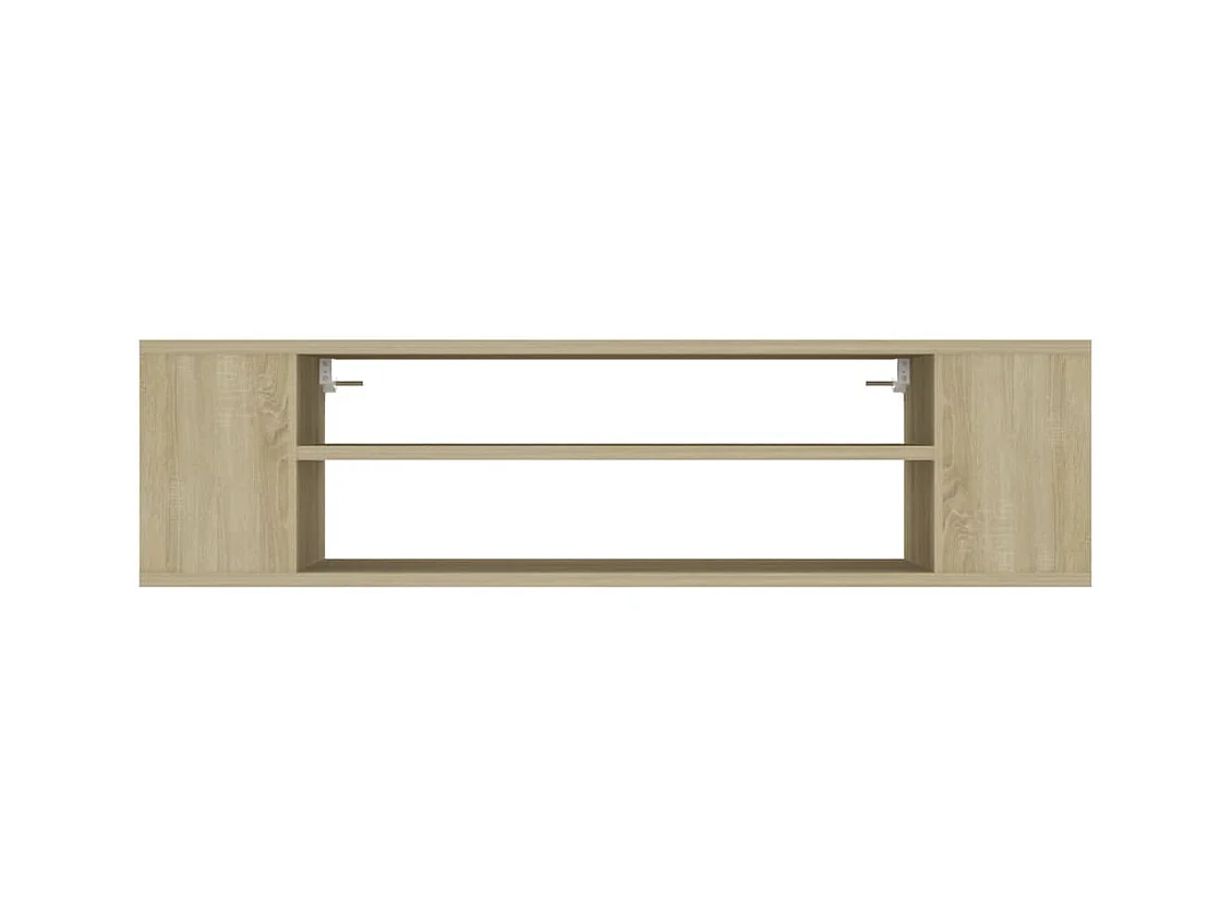 Meuble TV suspendu Chêne sonoma 100x30x26,5 cm Bois ingénierie