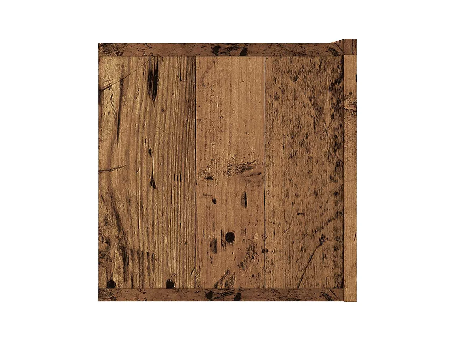 Meuble TV mural vieux bois 120x30x30 cm bois d'ingénierie