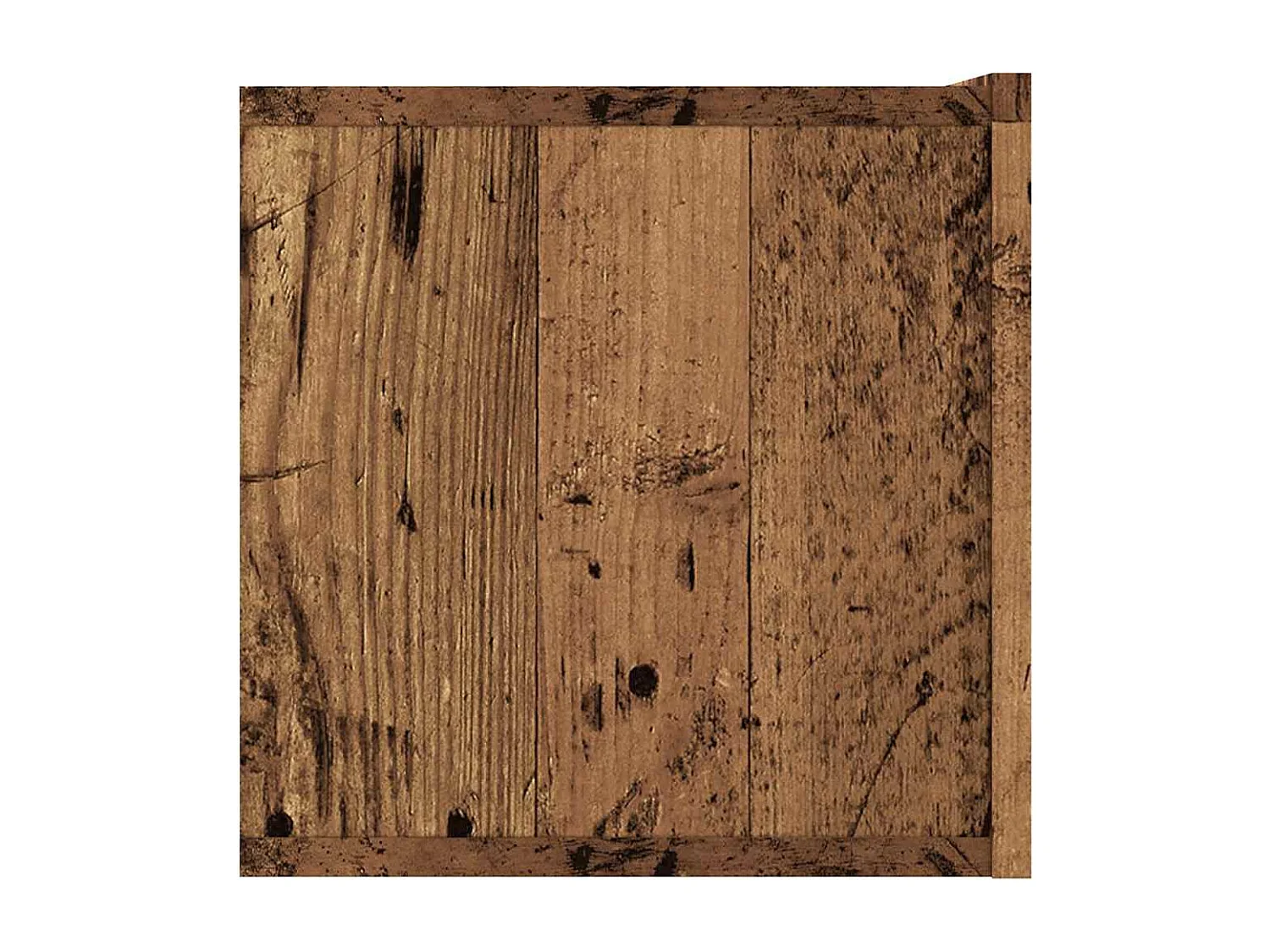 Meuble TV mural vieux bois 120x30x30 cm bois d'ingénierie