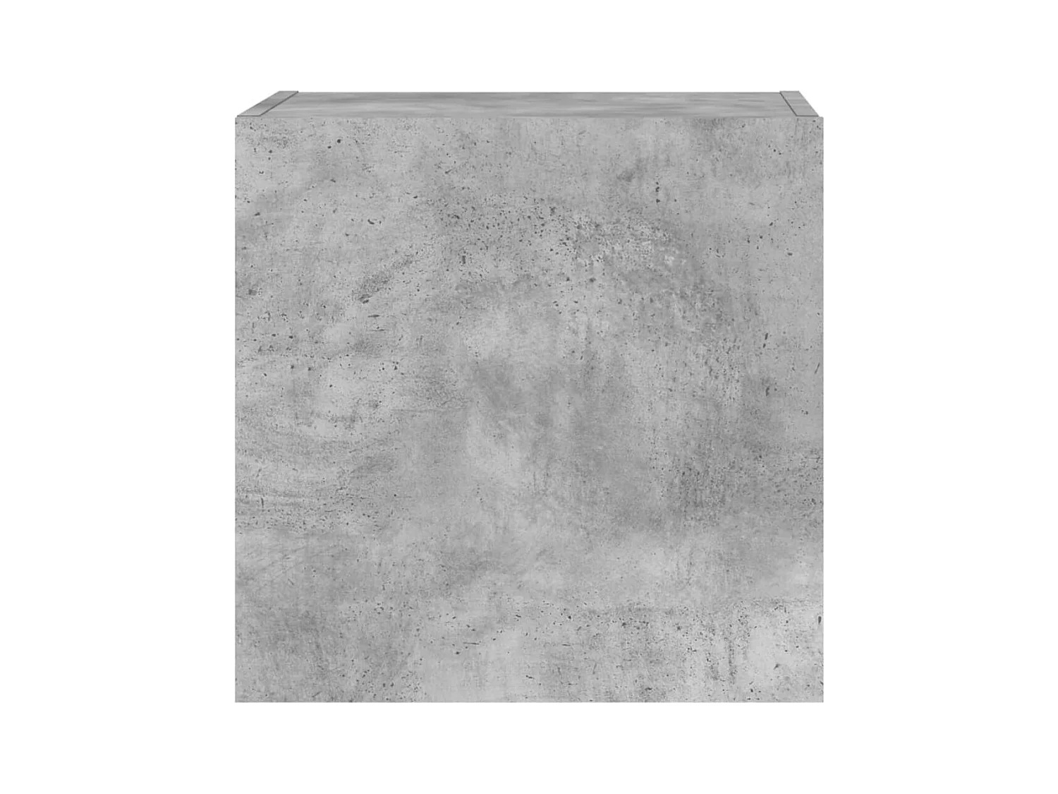 Betongrauer TV-Wandschrank 40,5 x 30 x 40 cm aus Holzwerkstoff