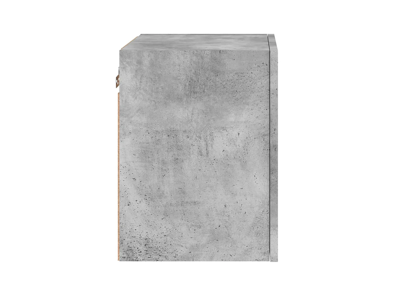 Betongrauer TV-Wandschrank 40,5 x 30 x 40 cm aus Holzwerkstoff