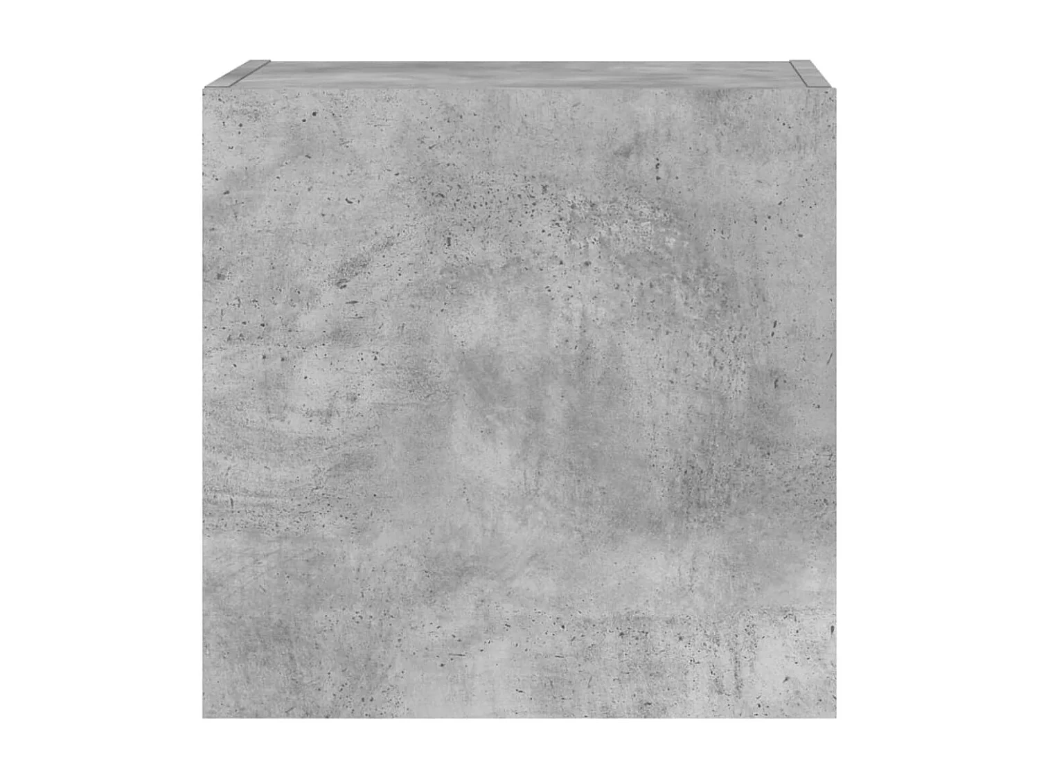 Mobile TV da parete grigio cemento 40,5x30x40 cm in legno ingegnerizzato