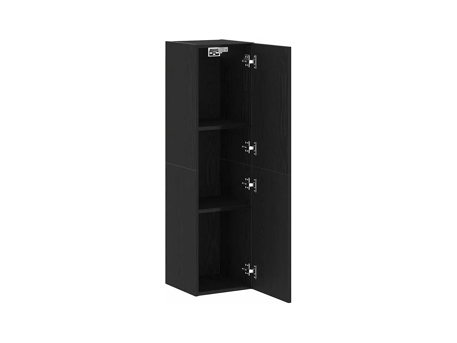 Wandmontierter TV-Schrank Wandmontiert Schwarze Eiche 30,5 x 30 x 110 cm