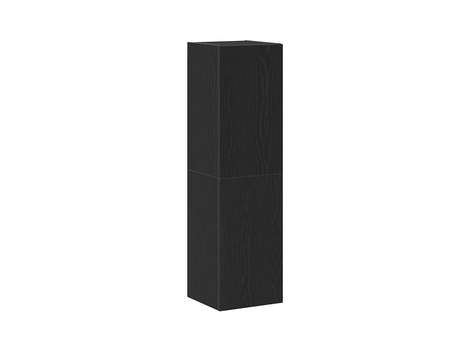 Wandmontierter TV-Schrank Wandmontiert Schwarze Eiche 30,5 x 30 x 110 cm
