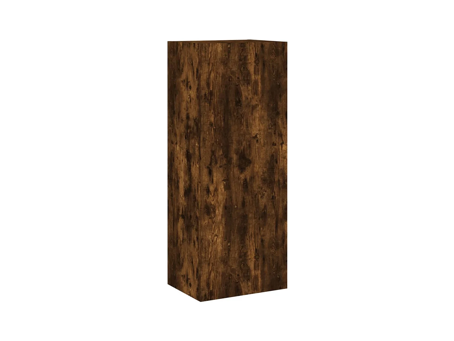 Meuble TV mural chêne fumé 40,5x30x102 cm bois d'ingénierie