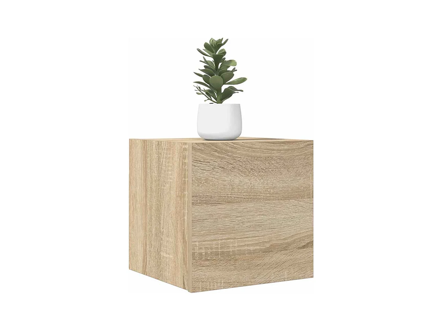 Mueble de TV de pared de roble Sonoma 30,5 x 30 x 30 cm