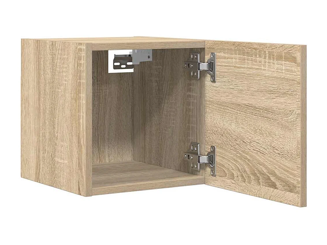 Mueble de TV de pared de roble Sonoma 30,5 x 30 x 30 cm