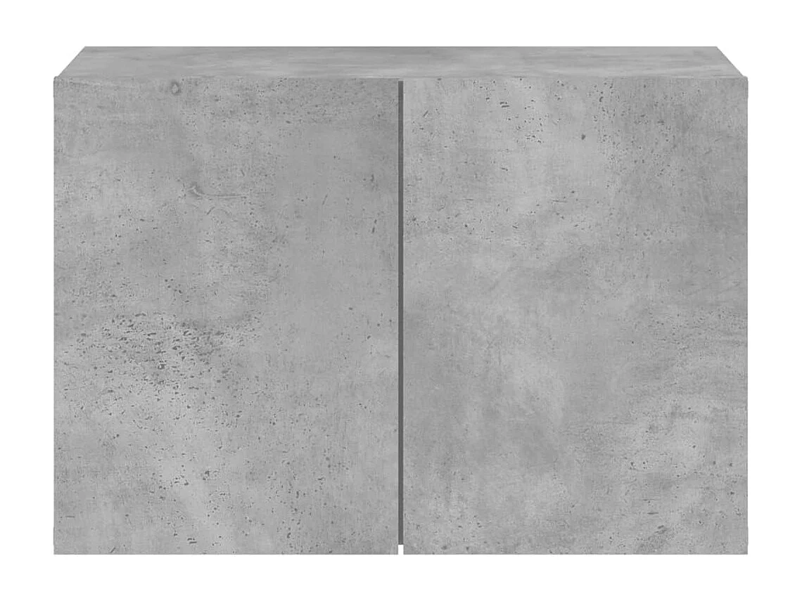 Mobile TV da parete grigio cemento 60x30x41 cm