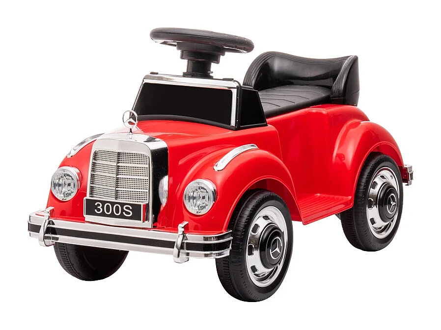 Voiture à pédales pour enfants, design classique, métal, rouge (77.5x41.5x45cm)