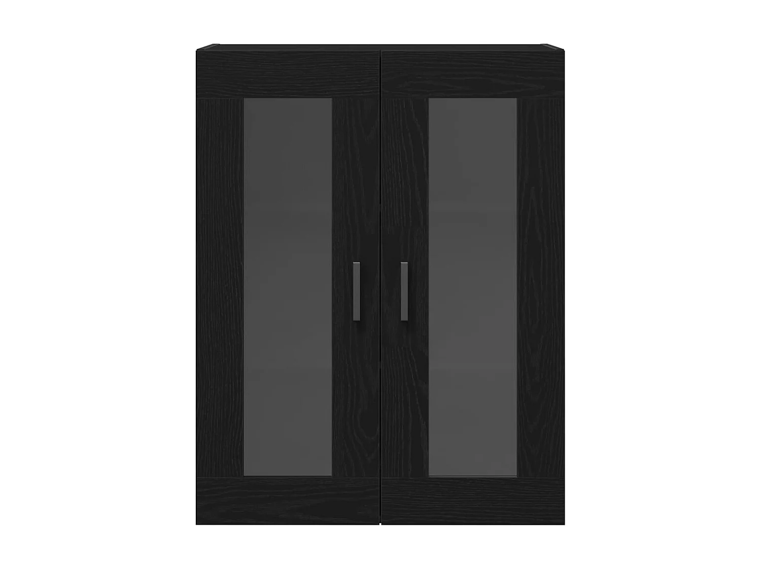 Highboard Chêne Noir 69,5x34x180 cm Bois reconstitué