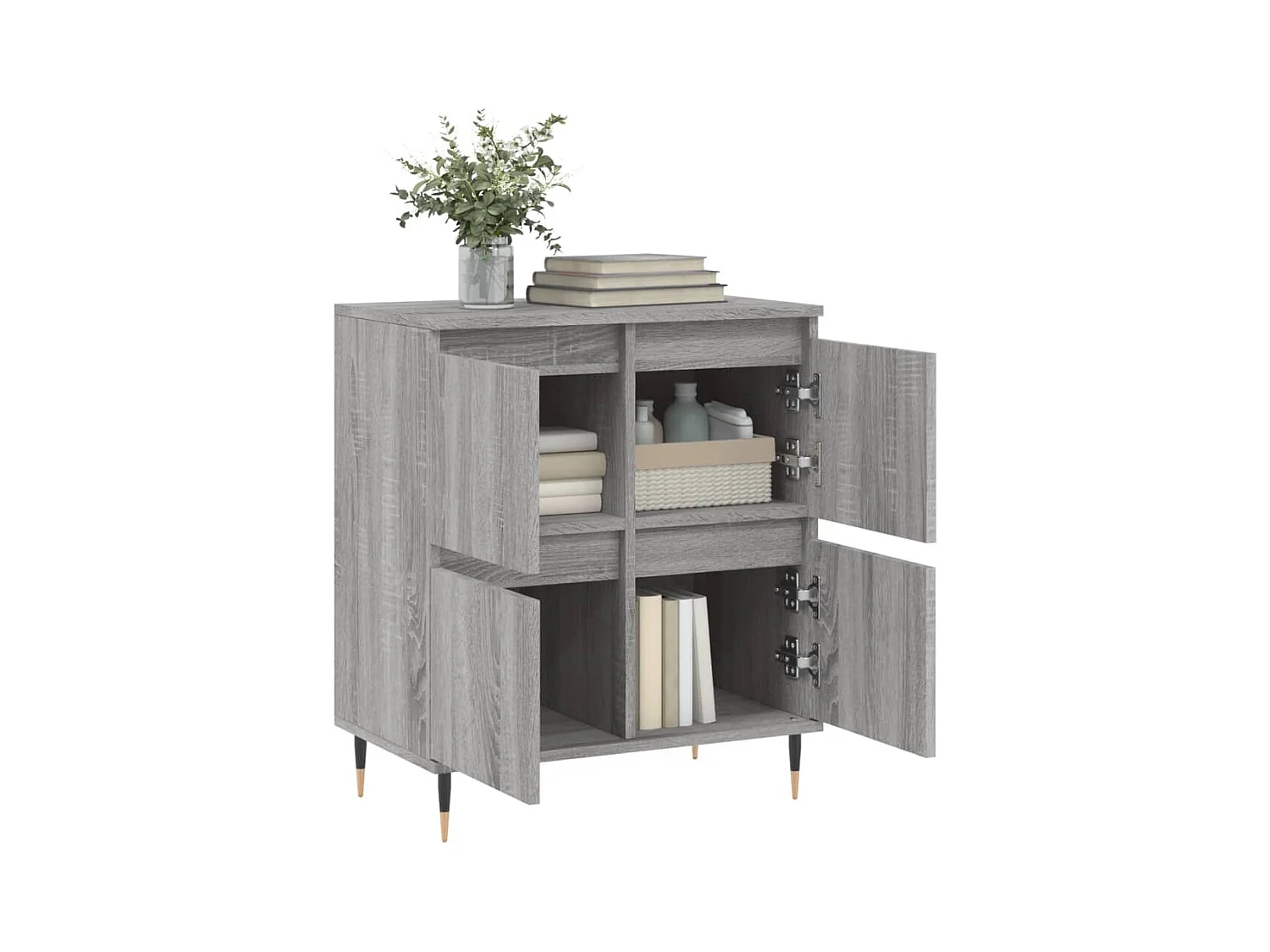 Buffet Sonoma gris 60x35x70 cm Bois d'ingénierie