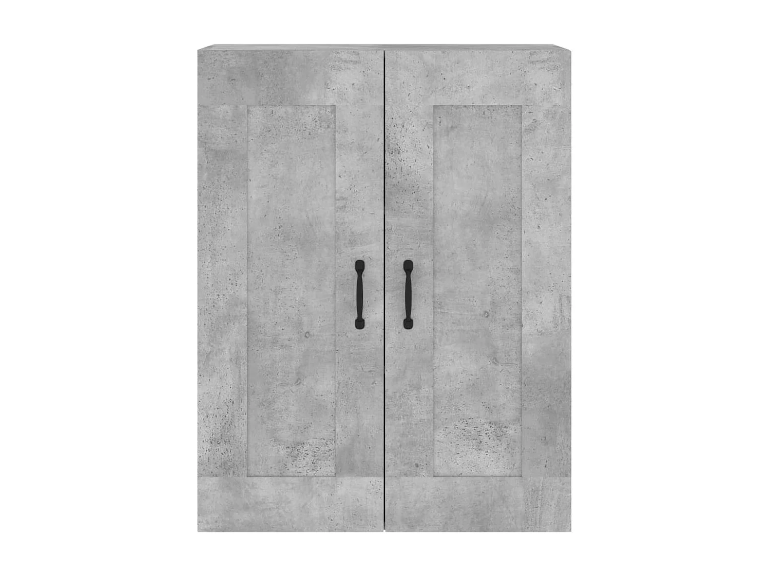 Pensili a 2 pezzi, grigio cemento, legno ingegnerizzato