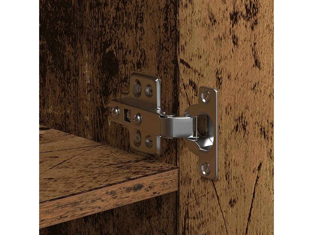 Buffet Bois Ancien 70x42.5x185 cm Bois d'ingénierie