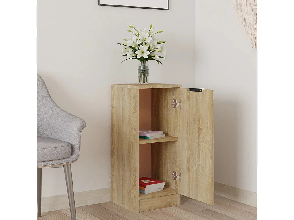 Sideboard Sonoma Eiche 30x30x70 cm Holzwerkstoff