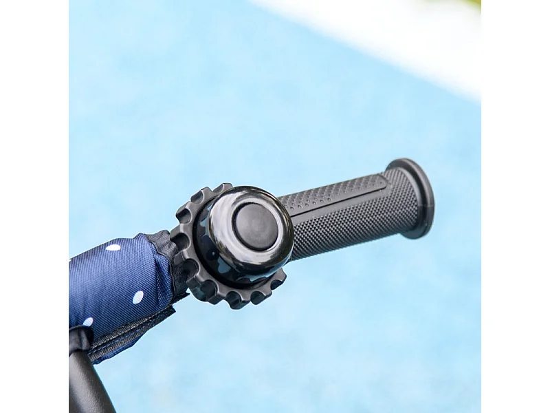 Tricycle évolutif 6-en-1 avec canne parentale, métal, bleu foncé (105x47x98cm)