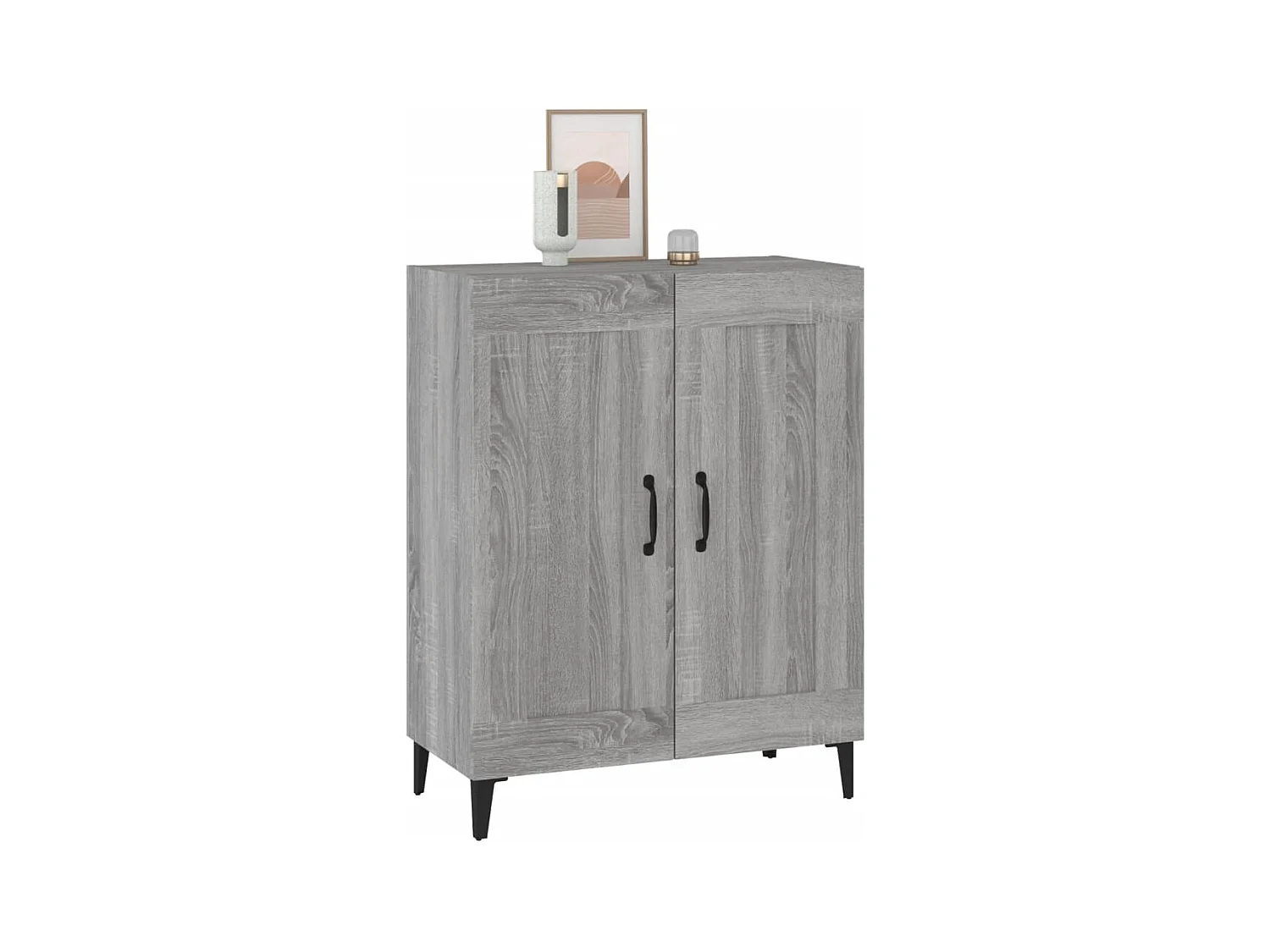 Buffet sonoma gris 69,5x34x90 cm bois d'ingénierie