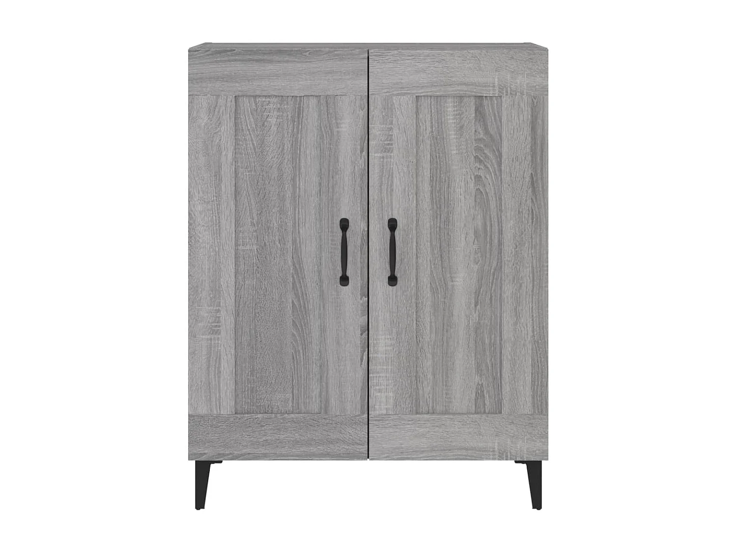 Credenza Sonoma grigia 69,5x34x90 cm in legno ingegnerizzato