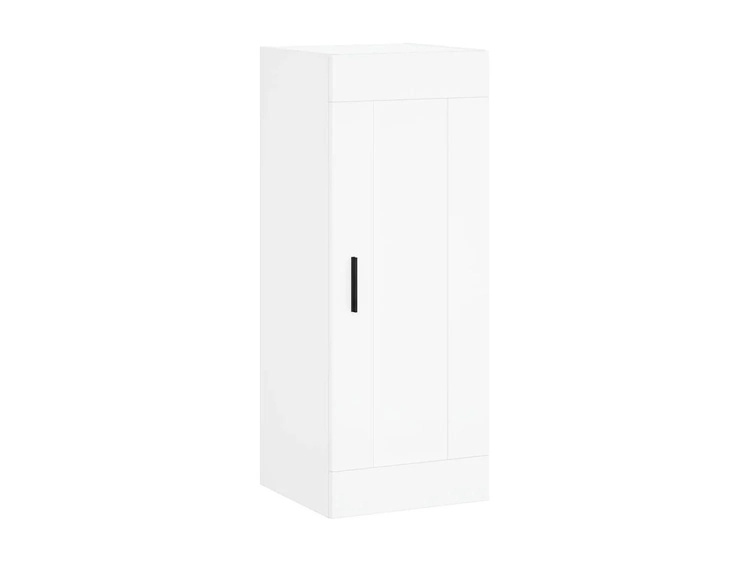 Wit hoog dressoir 34,5x34x180 cm Technisch hout