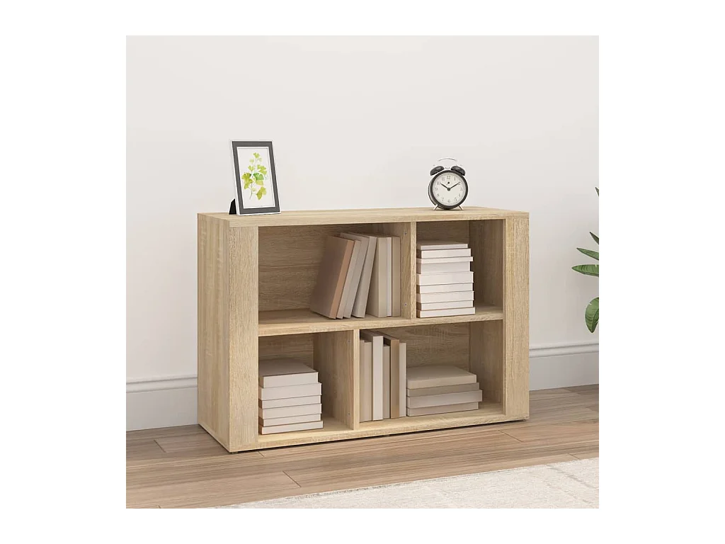 Buffet Chêne sonoma 80x30x54 cm Bois d'ingénierie