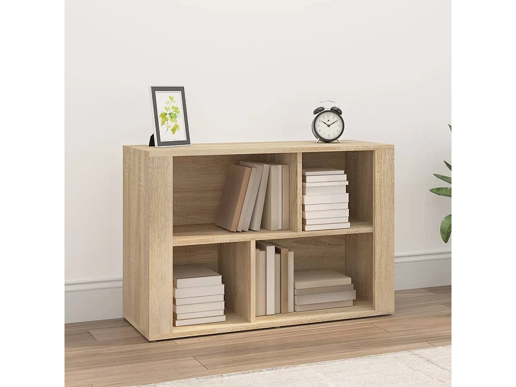 Buffet Chêne sonoma 80x30x54 cm Bois d'ingénierie