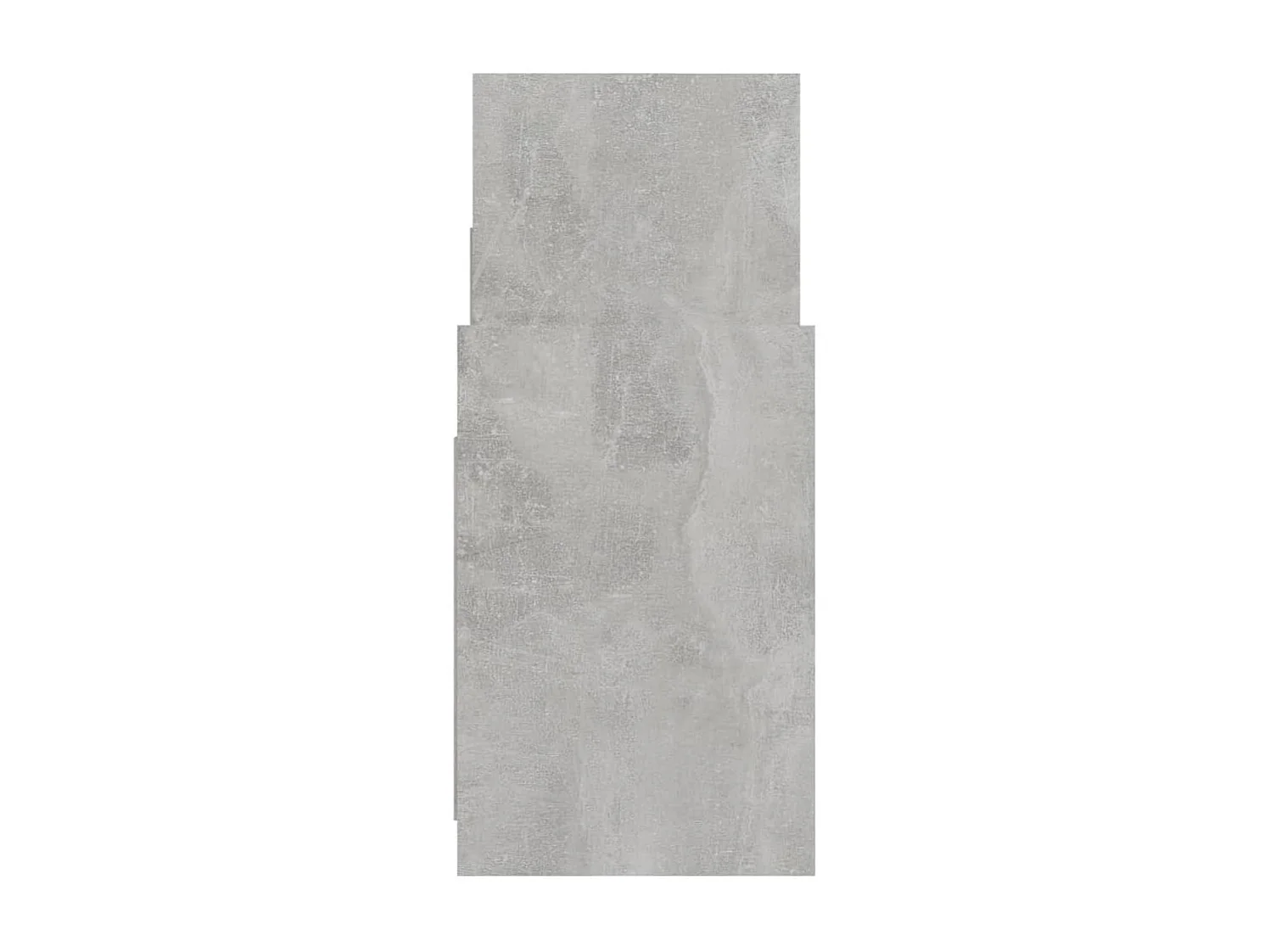 Mobiletto laterale grigio cemento 60x26x60 cm in truciolato
