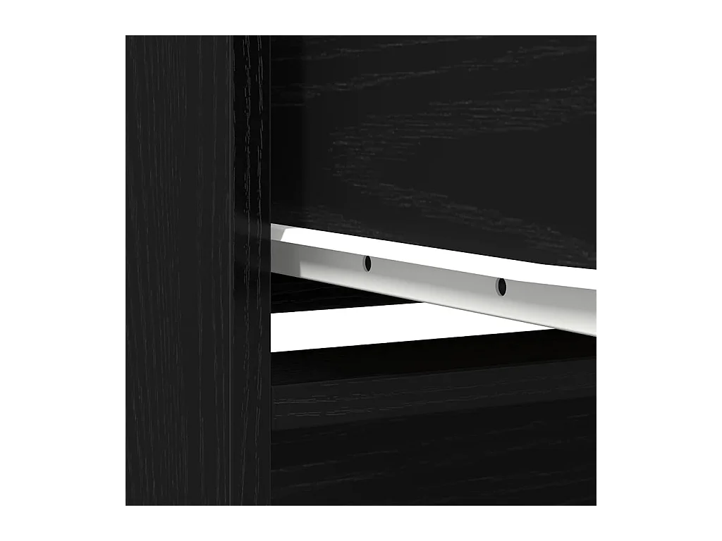 Armoire avec tiroir chêne noir 55,5x34x119,5 cm bois ingénierie