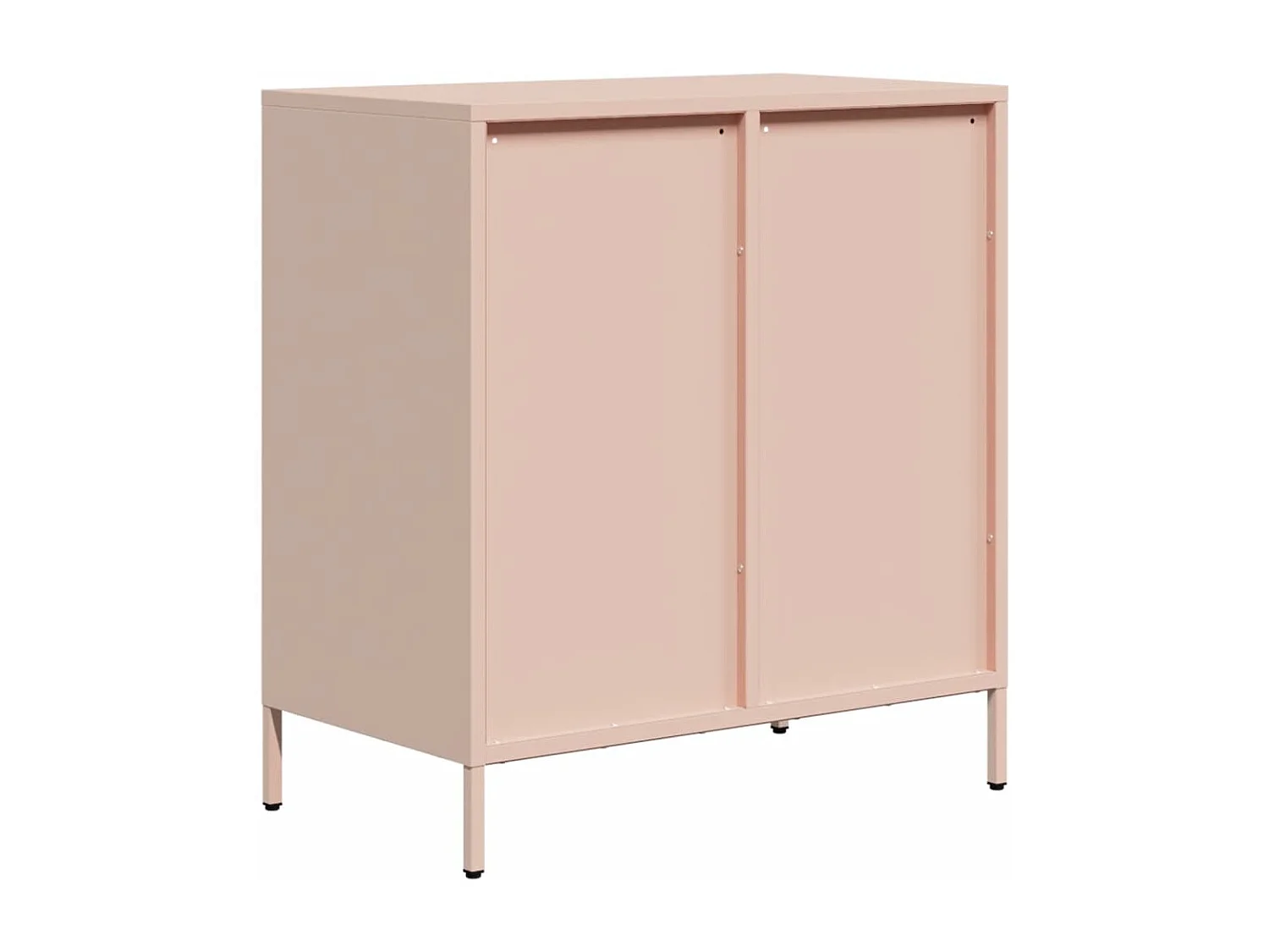 Buffet rose 68x39x73,5 cm acier laminé à froid