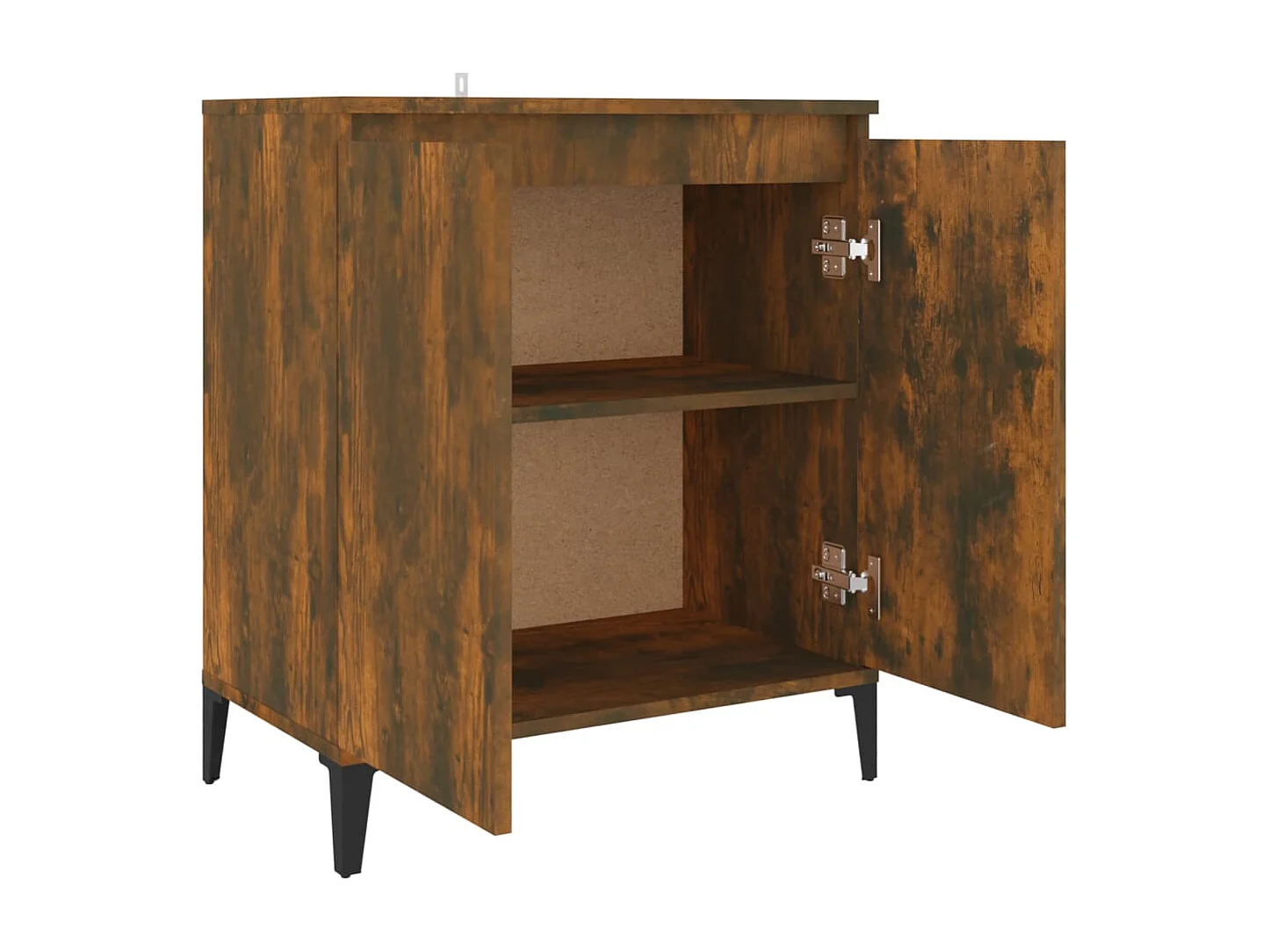 Buffet Chêne fumé 60x35x70 cm Bois d'ingénierie